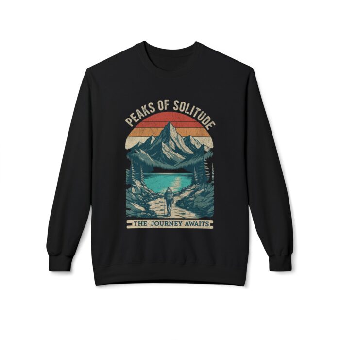 Peaks of Solitude Unisex Midweight Softstyle Fleece Crewneck Sweatshirt - Image 9