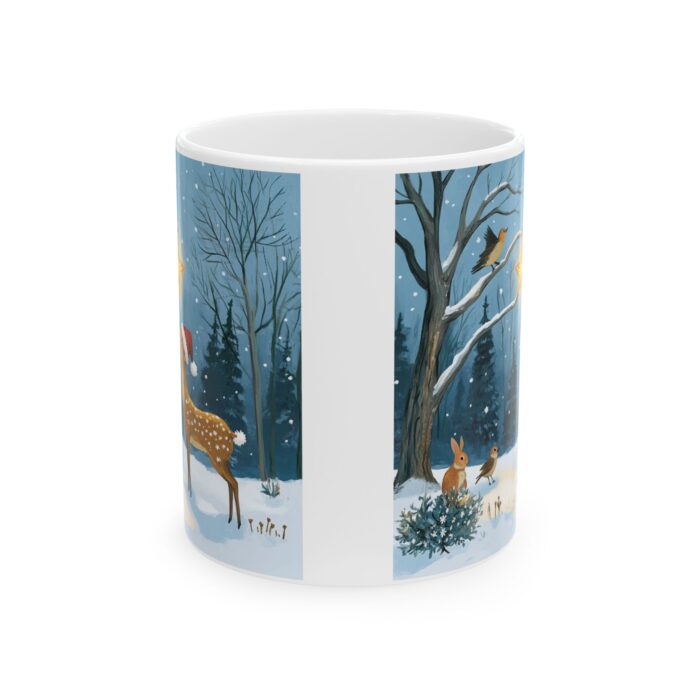 serene winter Ceramic Mug, (11oz, 15oz) - Image 2
