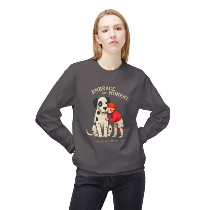 Embrace the moments Unisex Midweight Softstyle Fleece Crewneck Sweatshirt - Image 39