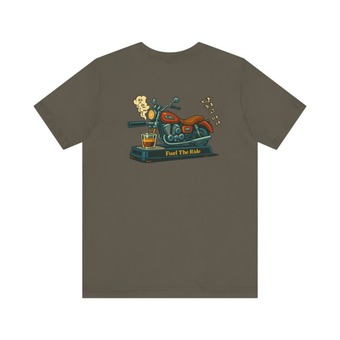 Fuel The Ride Unisex Tee - Vintage Motorcycle Graphic T-Shirt - Image 6