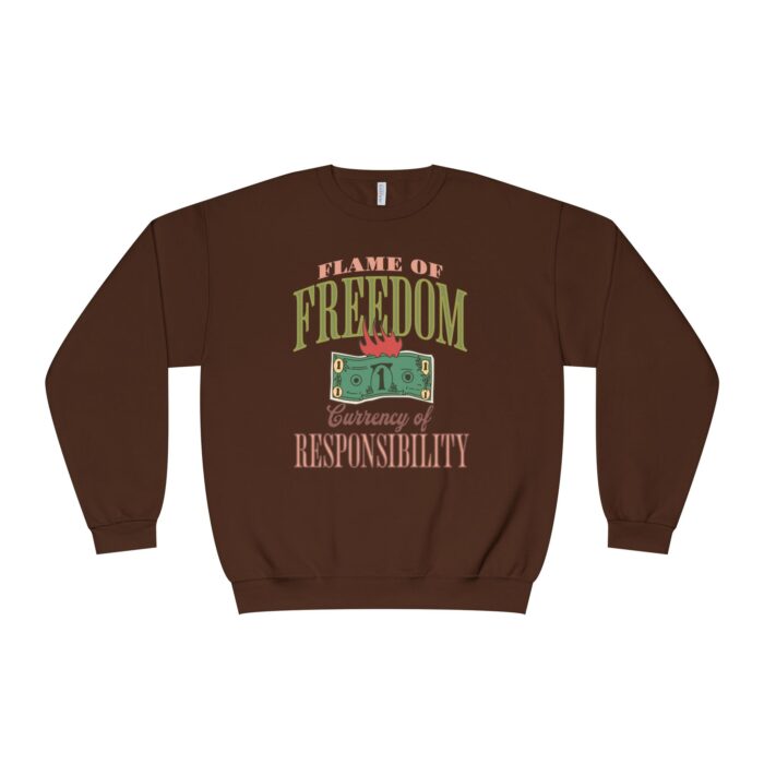 Currency of freedom Unisex NuBlend® Crewneck Sweatshirt - Image 17