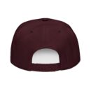 The Pure Lamb Embroidered Snapback Cap - Korean Phrase Design