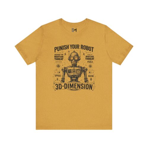 "meta_description": "Discover the 'Punish Your Robot' Tee - the ultimate soft cotton robot tee for 2025.",