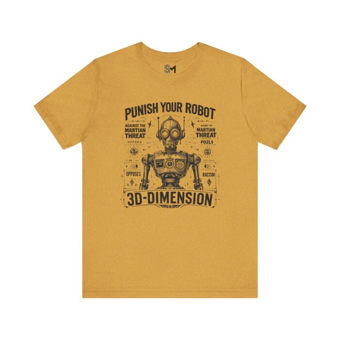 "meta_description": "Discover the 'Punish Your Robot' Tee - the ultimate soft cotton robot tee for 2025.",