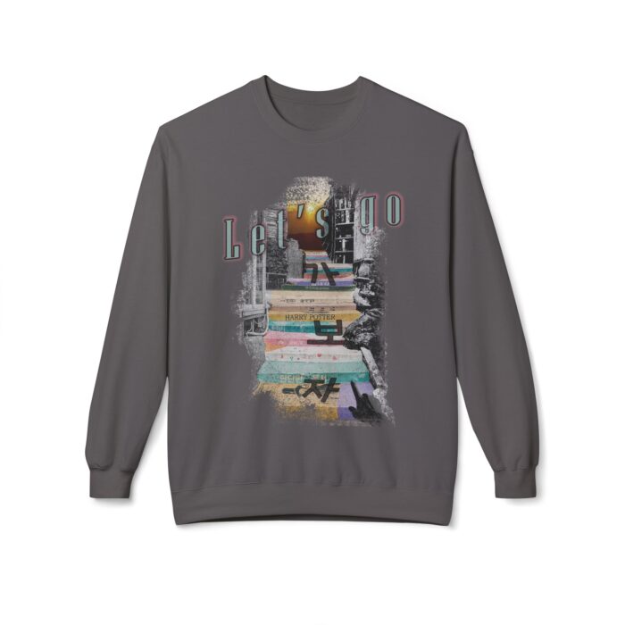 Let's go Unisex Midweight Softstyle Fleece Crewneck Sweatshirt - Image 5