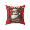 Holly Jolly Spun Polyester Square Pillow