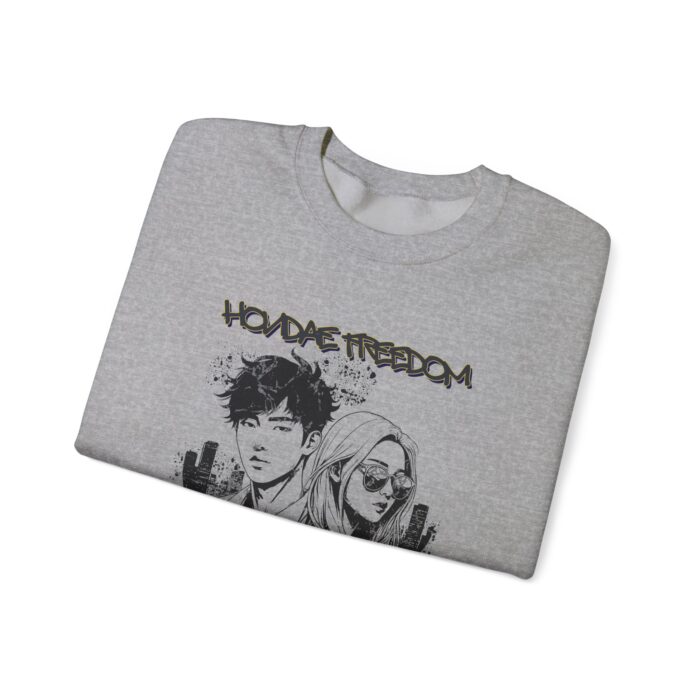 HongDae Freedom Unisex Heavy Blend™ Crewneck Sweatshirt - Image 11