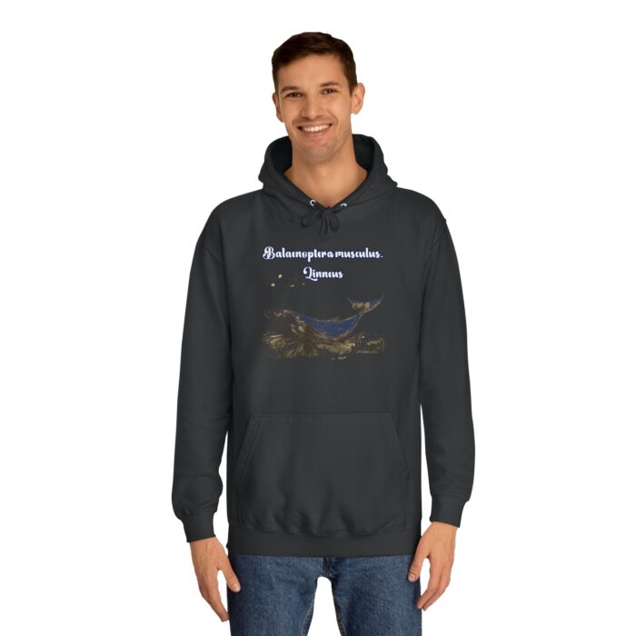 Blue Whale Unisex College Hoodie - Image 11
