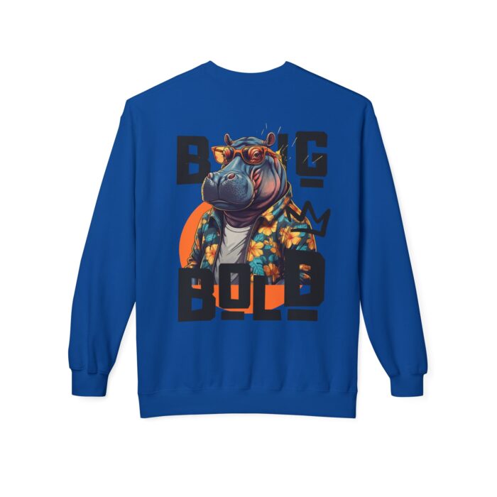 Big Bold Unisex Midweight Softstyle Fleece Crewneck Sweatshirt - Image 42
