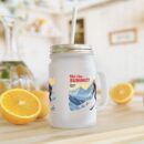 Ski the summit Mason Jar