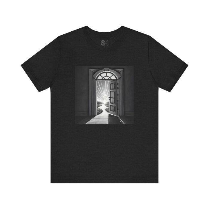 The door is open Unisex Jersey Short Sleeve Tee - Image 5