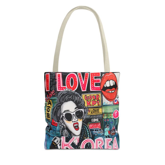 I love Korea Tote Bag (AOP) - Image 37