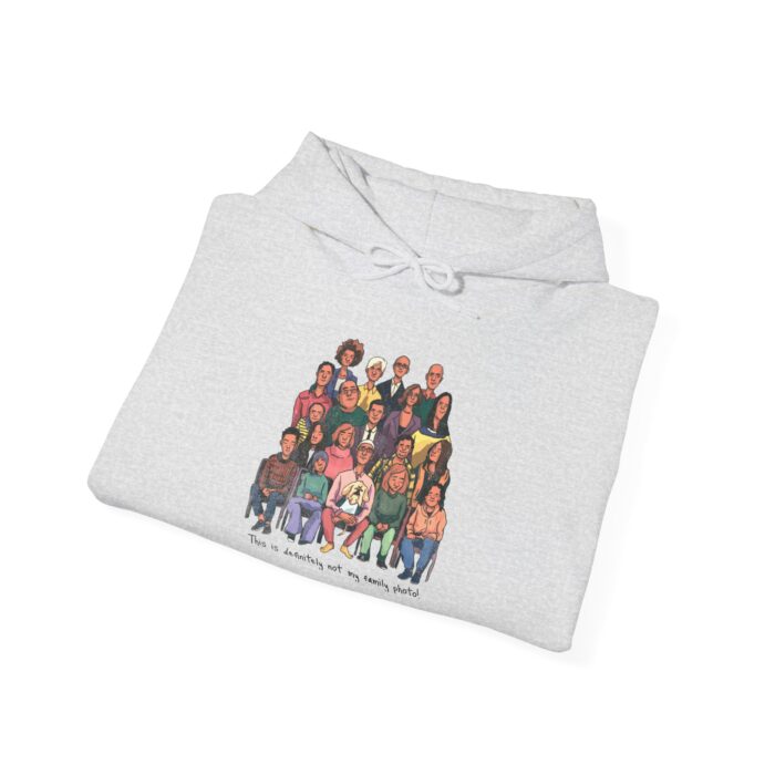 Definitely not my family photo Unisex Heavy Blend™ Hooded Sweatshirt - Image 8