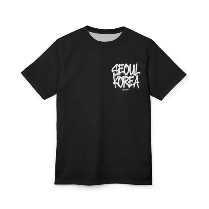 Seoul Korea Unisex Cut & Sew Tee (AOP) - Image 2