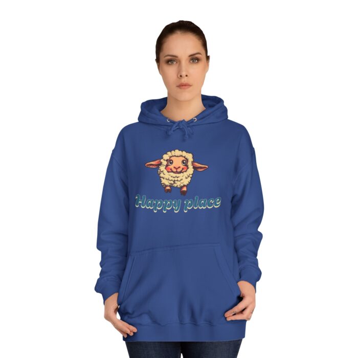Happy place Unisex College Hoodie - Image 28