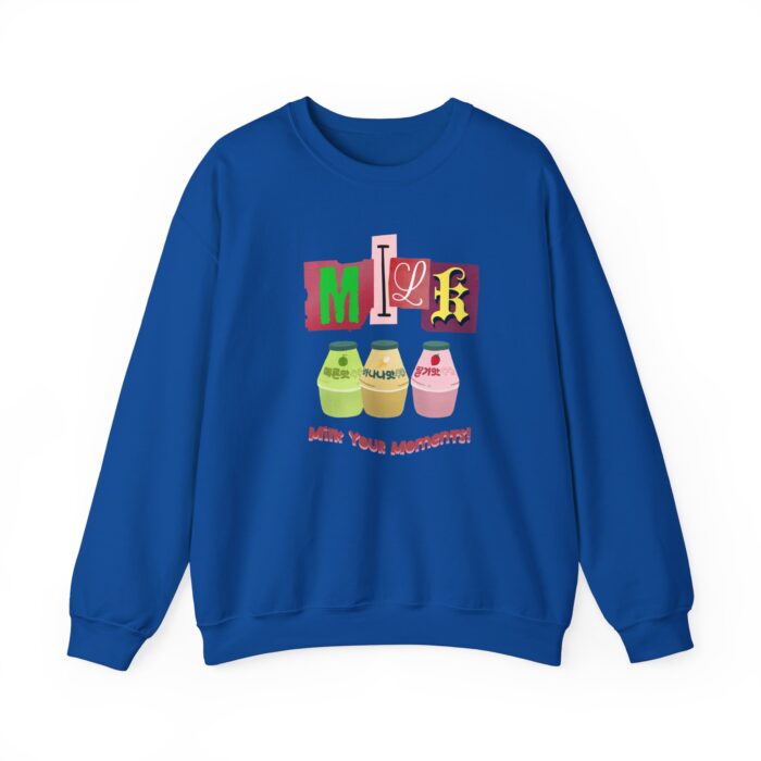 Milk your moment! Unisex Heavy Blend™ Crewneck Sweatshirt - Image 45