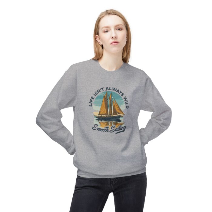 Smooth sailing Unisex Midweight Softstyle Fleece Crewneck Sweatshirt - Image 11