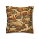 Map of Memories Spun Polyester Square Pillowcase