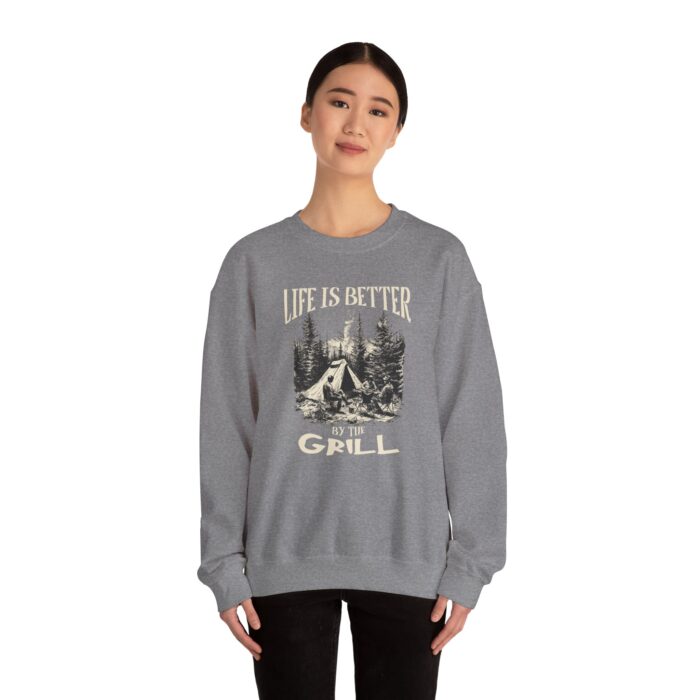 Life is better Unisex Heavy Blend™ Crewneck Sweatshirt - Image 20