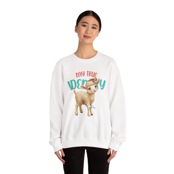 I'm a baby lamb Unisex Heavy Blend™ Crewneck Sweatshirt - Image 4