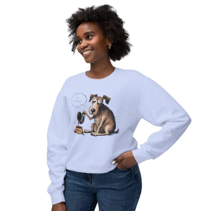 Mornings! Unisex Lightweight Crewneck Sweatshirt - Image 31