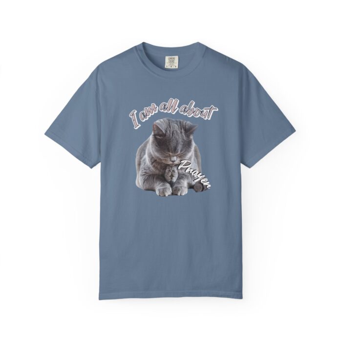 I'm all about prayer Unisex Garment-Dyed T-shirt - Image 9