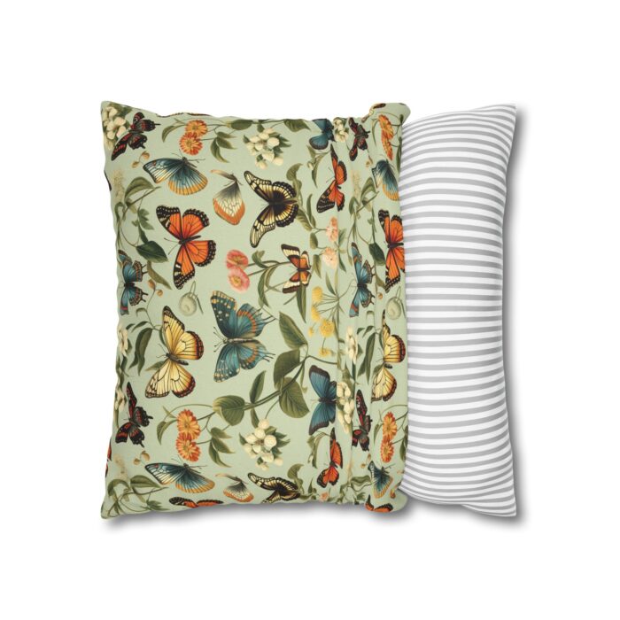 Butterfly Spun Polyester Square Pillowcase - Image 8