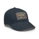 Vintage style Hat with Leather Patch (Rectangle)