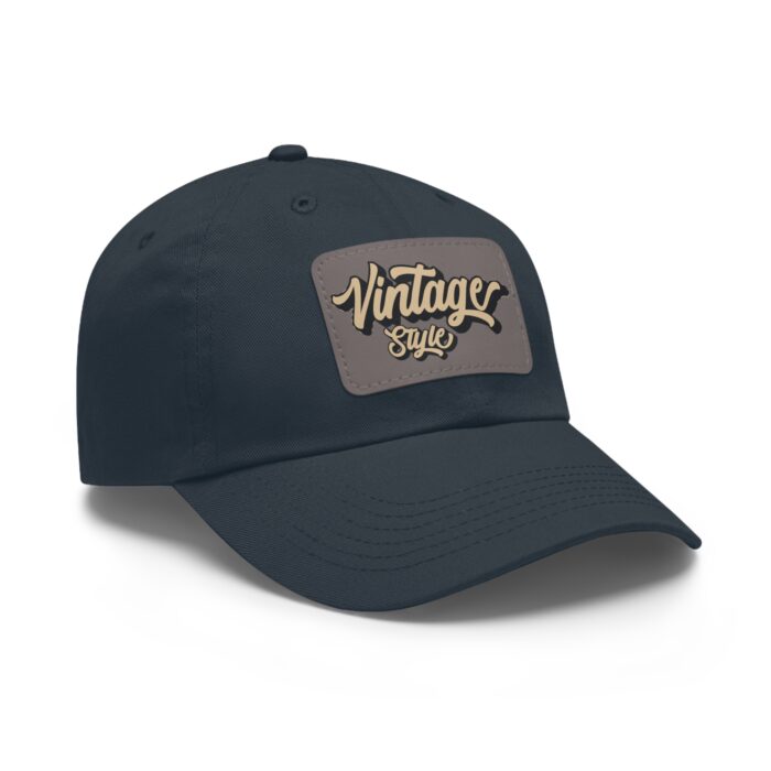 Vintage style Hat with Leather Patch (Rectangle) - Image 42