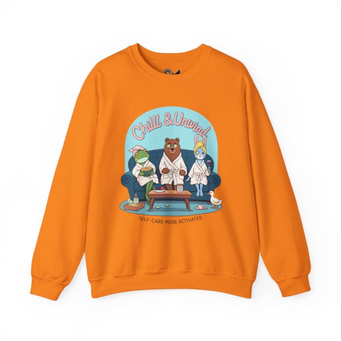 Chill & Unwind Unisex Heavy Blend™ Crewneck Sweatshirt - Image 9