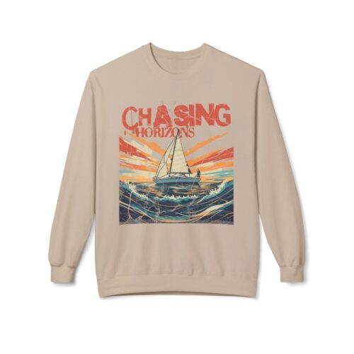 Chasing Horizons Unisex Midweight Softstyle Fleece Crewneck Sweatshirt