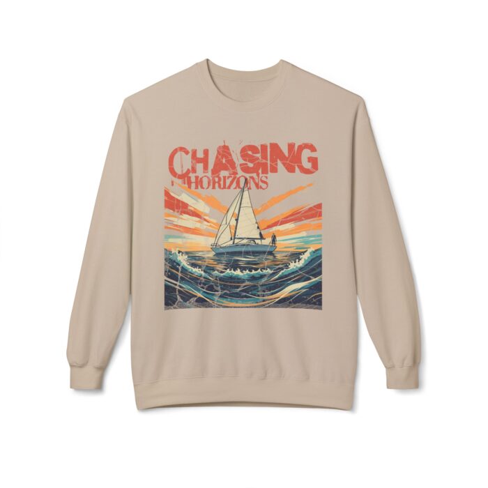 Chasing Horizons Unisex Midweight Softstyle Fleece Crewneck Sweatshirt