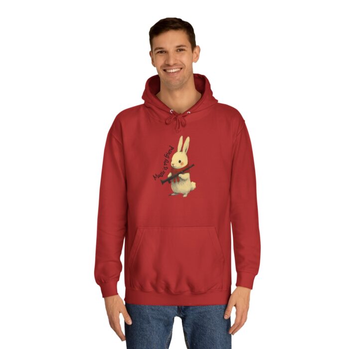 Music is my friend Unisex College Hoodie - Image 15