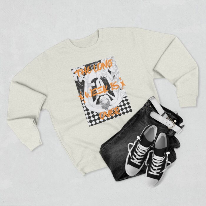 The Long week is over Unisex Crewneck Sweatshirt - Image 15