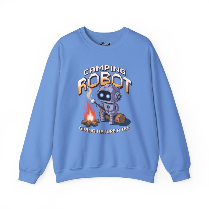 Camping robot Unisex Heavy Blend™ Crewneck Sweatshirt - Image 25