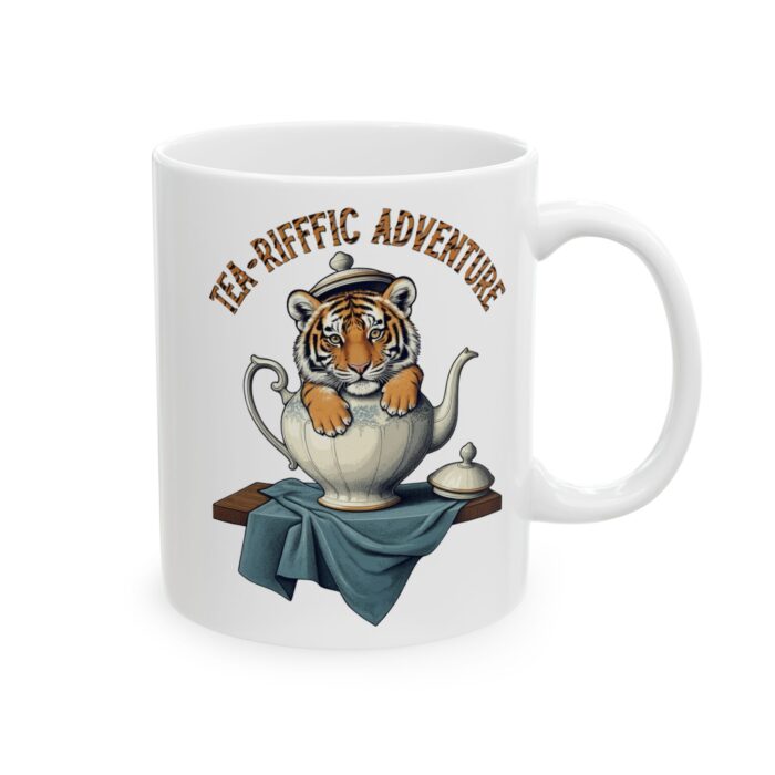 Tea-riffic adventure Ceramic Mug, (11oz, 15oz) - Image 4
