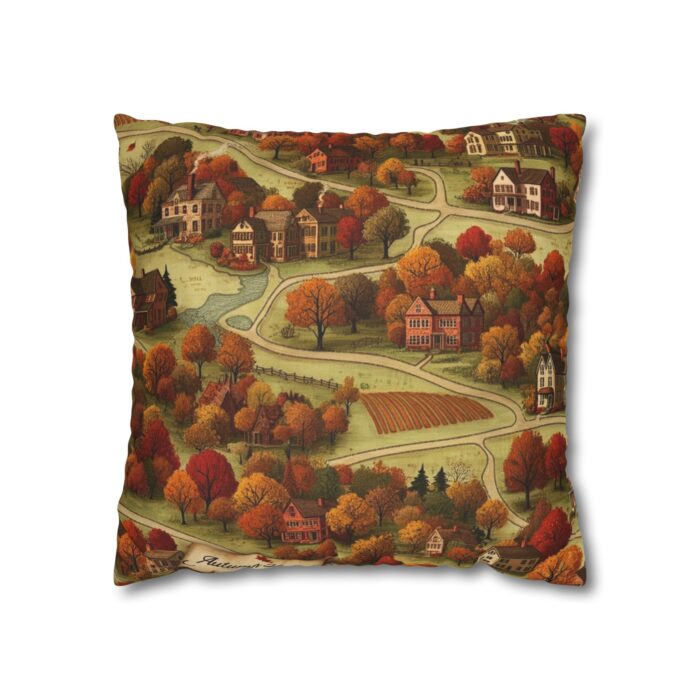 Map of Memories II Spun Polyester Square Pillowcase - Image 5