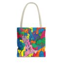 The hillside village in Korea Tote Bag (AOP)