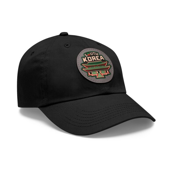 South Korea Hat with Leather Patch (Round) - Image 6