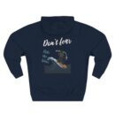 Ride with wave Three-Panel Fleece Hoodie
