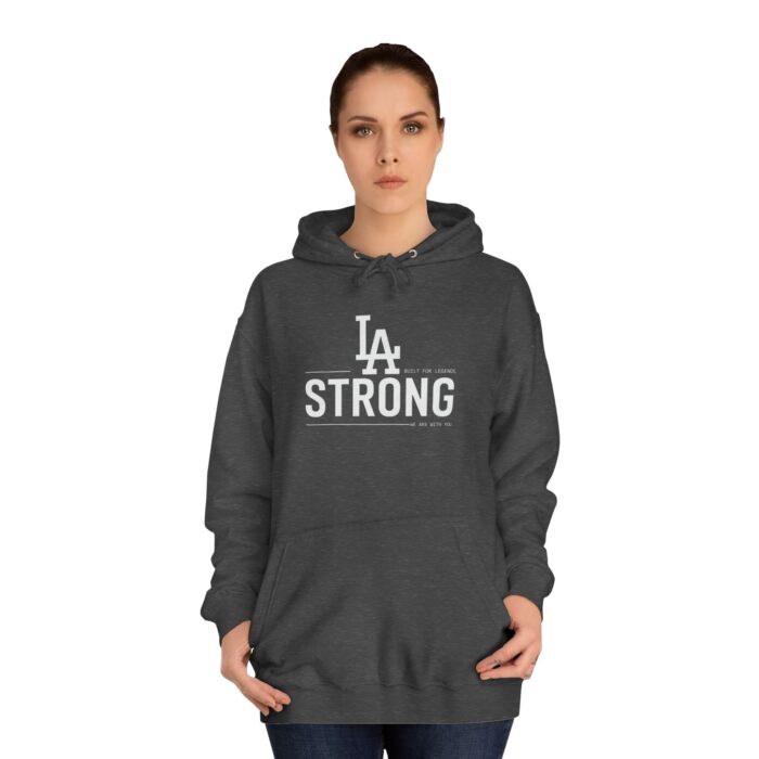 LA STRONG Unisex College Hoodie - Image 16