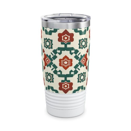 Traditional Korean Geometric Patterns Ringneck Tumbler, 20oz
