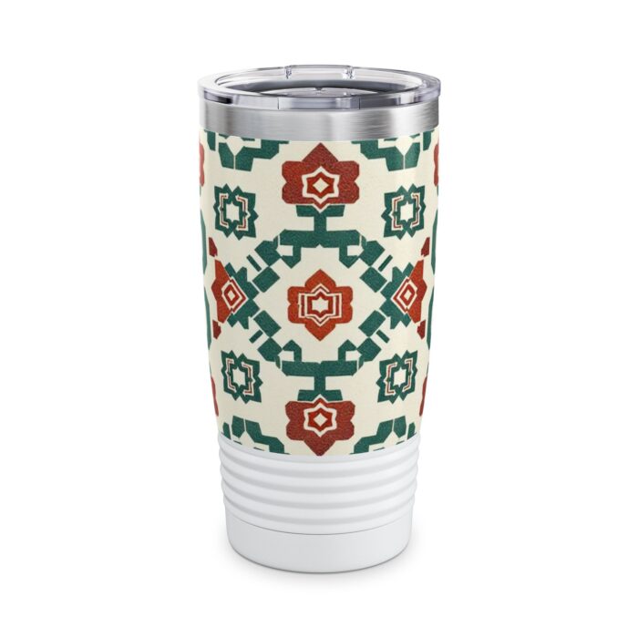 Traditional Korean Geometric Patterns Ringneck Tumbler, 20oz