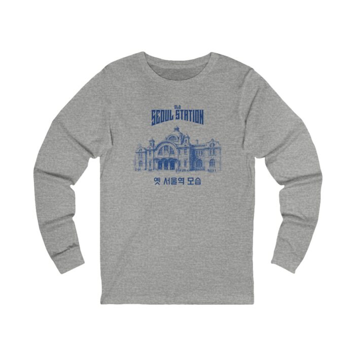 Seoul Station Long Sleeve Tee - Unisex Travel Souvenir Shirt - Image 3