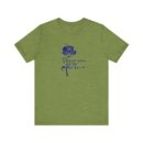 Floral Comfort Unisex Jersey Tee - Inspiring Korean Bible Design for Everyday Wear