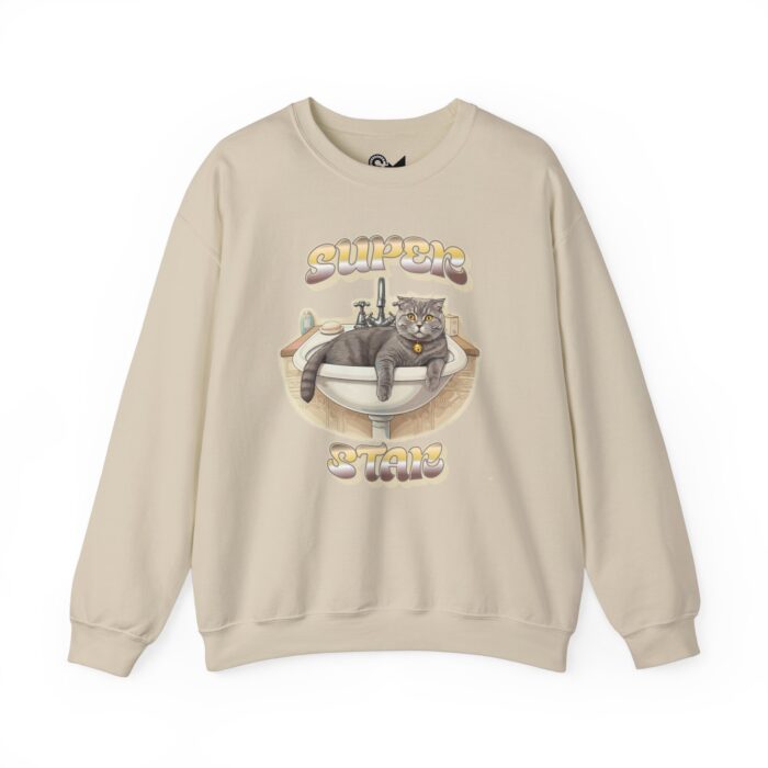 Star cat Unisex Heavy Blend™ Crewneck Sweatshirt - Image 9
