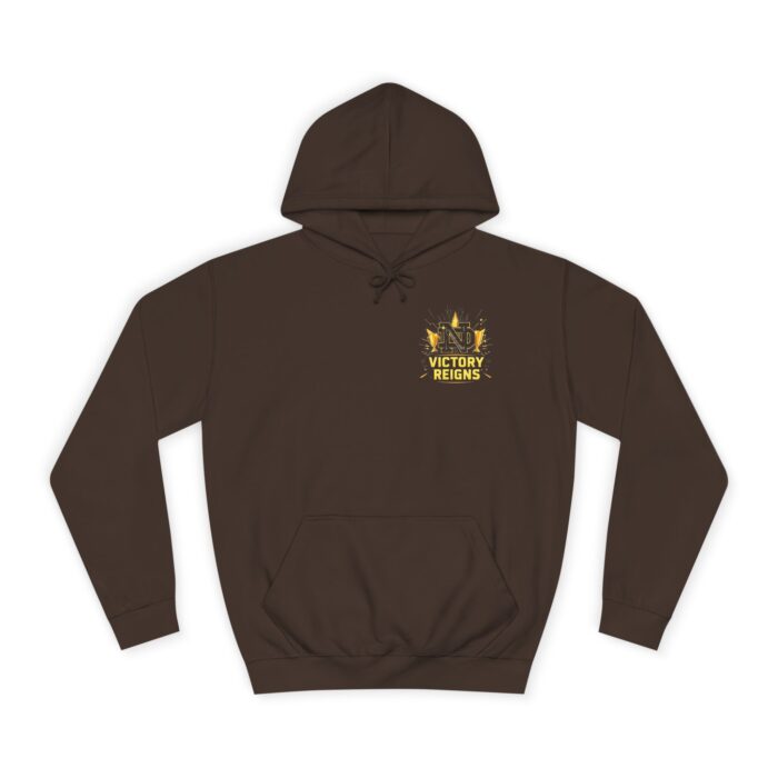 "meta_description": "Shop the Victory reigns Unisex Hoodie for cozy style and practicality.",