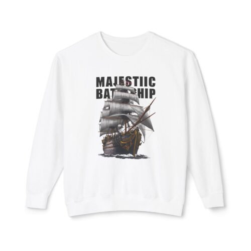 Battleship Unisex Lightweight Crewneck Sweatshirt