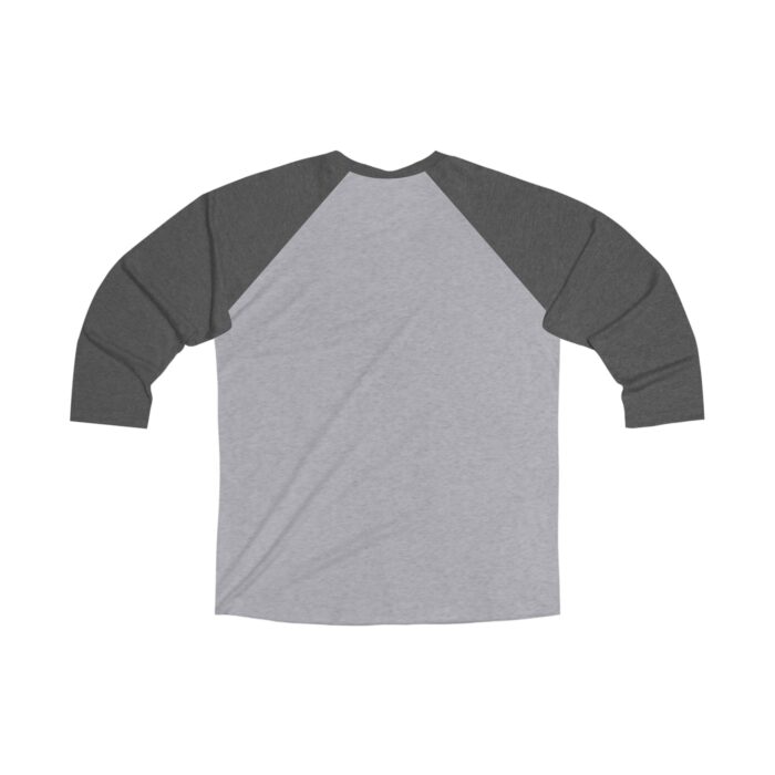He saved me Unisex Tri-Blend 34 Raglan Tee - Image 4