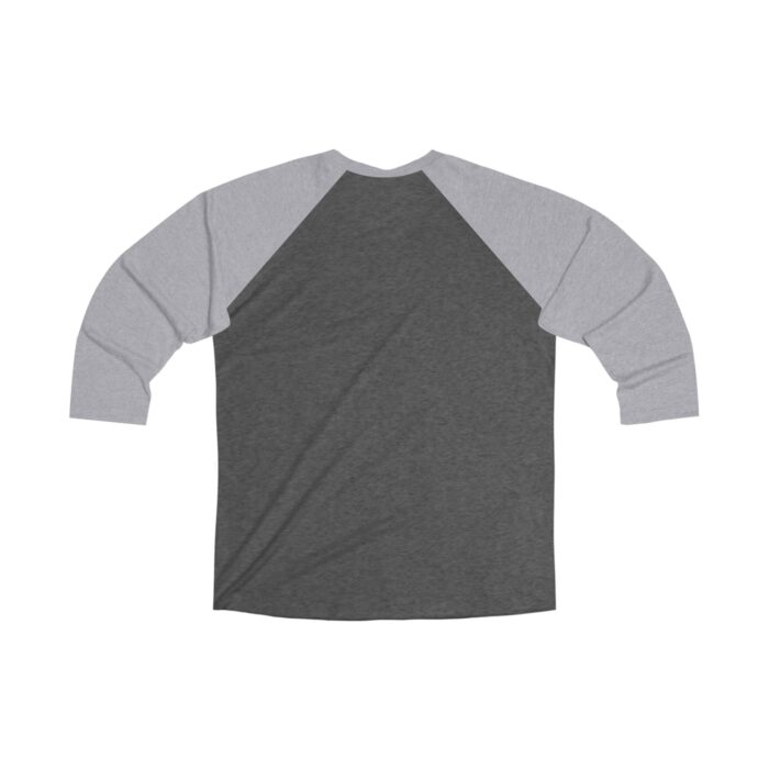 He saved me Unisex Tri-Blend 34 Raglan Tee - Image 2